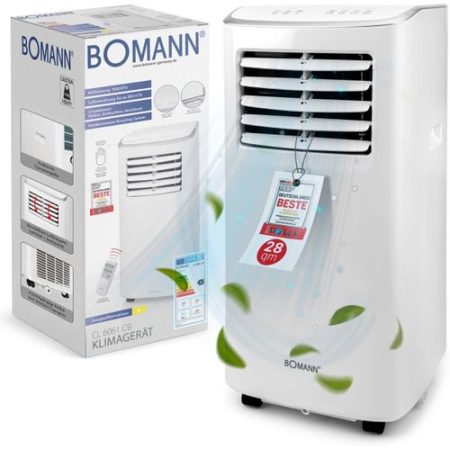Climatiseur mobile 3 en 1 avec télécommande 7 000 BTU Bomann