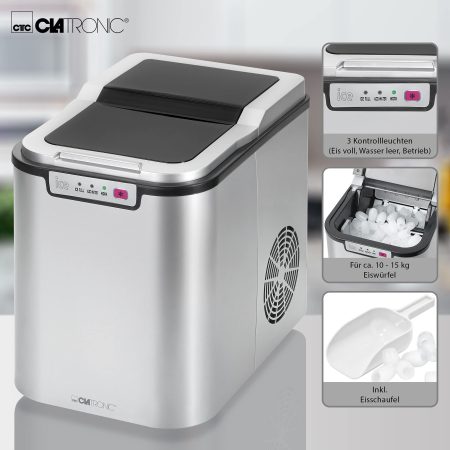 Machine à glaçons Clatronic EWB 3526 Silver
