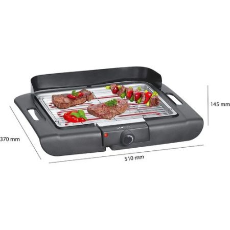Barbecue et grill de table électrique clatronic