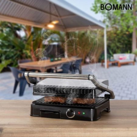 Multi Grill double face sans matière grasse Bomann