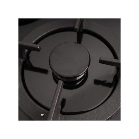 Plaque de cuisson 5 feux à gaz électrique en verre 70cm Venezia